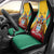 Personalized Guyana Coat Of Arms Car Seat Cover Flag Color