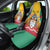 Personalized Guyana Coat Of Arms Car Seat Cover Flag Color