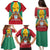 Personalized Guyana Coat Of Arms Family Matching Puletasi and Hawaiian Shirt Flag Color