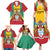 Personalized Guyana Coat Of Arms Family Matching Summer Maxi Dress and Hawaiian Shirt Flag Color