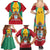 Personalized Guyana Coat Of Arms Family Matching Summer Maxi Dress and Hawaiian Shirt Flag Color