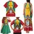 Personalized Guyana Coat Of Arms Family Matching Tank Maxi Dress and Hawaiian Shirt Flag Color