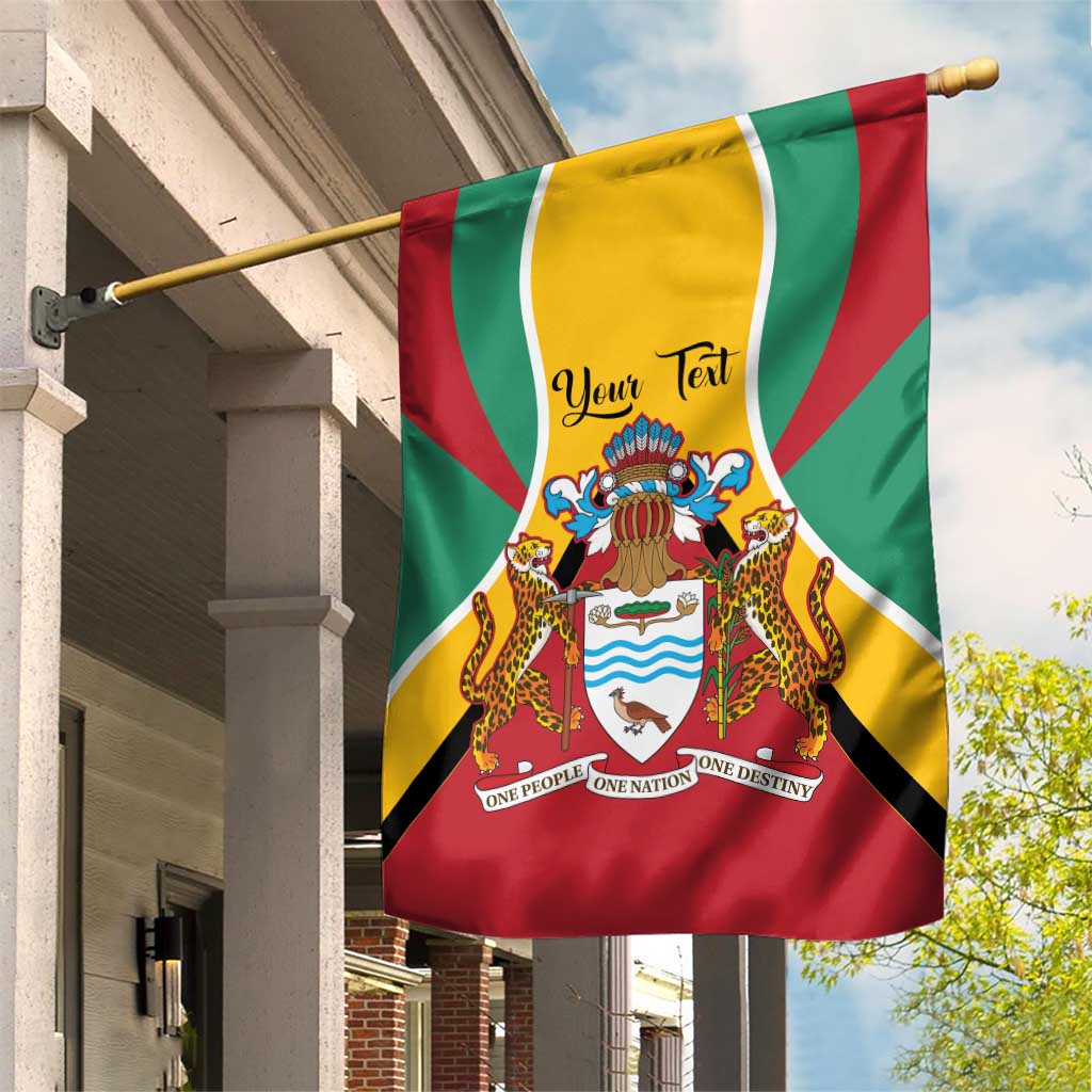 Personalized Guyana Coat Of Arms Garden Flag Flag Color