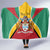 Personalized Guyana Coat Of Arms Hooded Blanket Flag Color