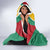 Personalized Guyana Coat Of Arms Hooded Blanket Flag Color