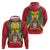 Personalized Guyana Coat Of Arms Hoodie Flag Color