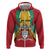 Personalized Guyana Coat Of Arms Hoodie Flag Color