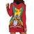 Personalized Guyana Coat Of Arms Hoodie Dress Flag Color