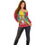 Personalized Guyana Coat Of Arms Off Shoulder Sweater Flag Color