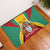 Personalized Guyana Coat Of Arms Rubber Doormat Flag Color - Wonder Print Shop