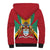 Personalized Guyana Coat Of Arms Sherpa Hoodie Flag Color - Wonder Print Shop