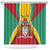 Personalized Guyana Coat Of Arms Shower Curtain Flag Color - Wonder Print Shop