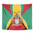 Personalized Guyana Coat Of Arms Tapestry Flag Color - Wonder Print Shop