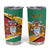 Personalized Guyana Coat Of Arms Tumbler Cup Flag Color - Wonder Print Shop