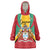 Personalized Guyana Coat Of Arms Wearable Blanket Hoodie Flag Color