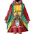 Personalized Guyana Coat Of Arms Wearable Blanket Hoodie Flag Color