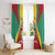 Personalized Guyana Coat Of Arms Window Curtain Flag Color - Wonder Print Shop