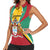 Personalized Guyana Coat Of Arms Women Sleeveless Polo Shirt Flag Color - Wonder Print Shop