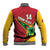 Custom Guyana Cricket Baseball Jacket Go Champions Amazon Warriors