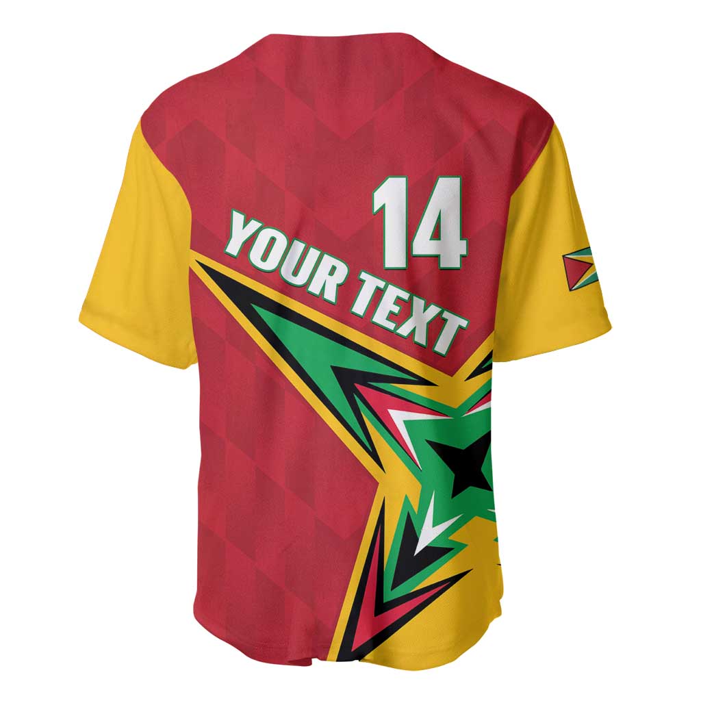 Red/yellow back jersey with number 14 and 'Your Text' graphic, short sleeves