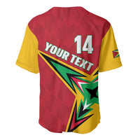 Red/yellow back jersey with number 14 and 'Your Text' graphic, short sleeves