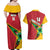 Custom Guyana Cricket Couples Matching Off Shoulder Maxi Dress and Hawaiian Shirt Go Champions Amazon Warriors