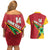 Custom Guyana Cricket Couples Matching Off Shoulder Short Dress and Hawaiian Shirt Go Champions Amazon Warriors