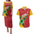 Custom Guyana Cricket Couples Matching Puletasi and Hawaiian Shirt Go Champions Amazon Warriors