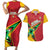 Custom Guyana Cricket Couples Matching Short Sleeve Bodycon Dress and Hawaiian Shirt Go Champions Amazon Warriors