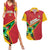 Custom Guyana Cricket Couples Matching Summer Maxi Dress and Hawaiian Shirt Go Champions Amazon Warriors