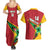 Custom Guyana Cricket Couples Matching Summer Maxi Dress and Hawaiian Shirt Go Champions Amazon Warriors