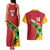 Custom Guyana Cricket Couples Matching Tank Maxi Dress and Hawaiian Shirt Go Champions Amazon Warriors