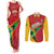 Custom Guyana Cricket Couples Matching Tank Maxi Dress and Long Sleeve Button Shirt Go Champions Amazon Warriors