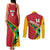 Custom Guyana Cricket Couples Matching Tank Maxi Dress and Long Sleeve Button Shirt Go Champions Amazon Warriors