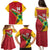 Custom Guyana Cricket Family Matching Puletasi and Hawaiian Shirt Go Champions Amazon Warriors