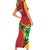 Custom Guyana Cricket Family Matching Short Sleeve Bodycon Dress and Hawaiian Shirt Go Champions Amazon Warriors