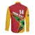 Custom Guyana Cricket Long Sleeve Button Shirt Go Champions Amazon Warriors