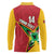 Custom Guyana Cricket Long Sleeve Polo Shirt Go Champions Amazon Warriors