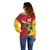 Custom Guyana Cricket Off Shoulder Sweater Go Champions Amazon Warriors