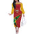 Custom Guyana Cricket Off The Shoulder Long Sleeve Dress Go Champions Amazon Warriors