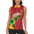 Custom Guyana Cricket Women Sleeveless Polo Shirt Go Champions Amazon Warriors - Wonder Print Shop