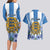 Estonia Independence Day Couples Matching Long Sleeve Bodycon Dress and Hawaiian Shirt Head Eesti Vabariigi Aastapaeva!