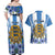 Estonia Independence Day Couples Matching Off Shoulder Maxi Dress and Hawaiian Shirt Head Eesti Vabariigi Aastapaeva!