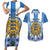 Estonia Independence Day Couples Matching Short Sleeve Bodycon Dress and Hawaiian Shirt Head Eesti Vabariigi Aastapaeva!