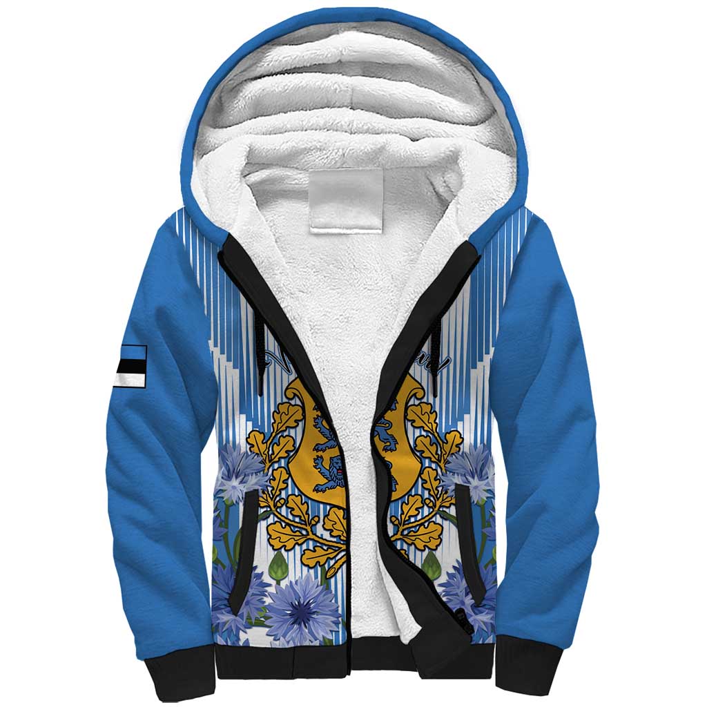 Estonia Independence Day Sherpa Hoodie Head Eesti Vabariigi Aastapaeva! - Wonder Print Shop