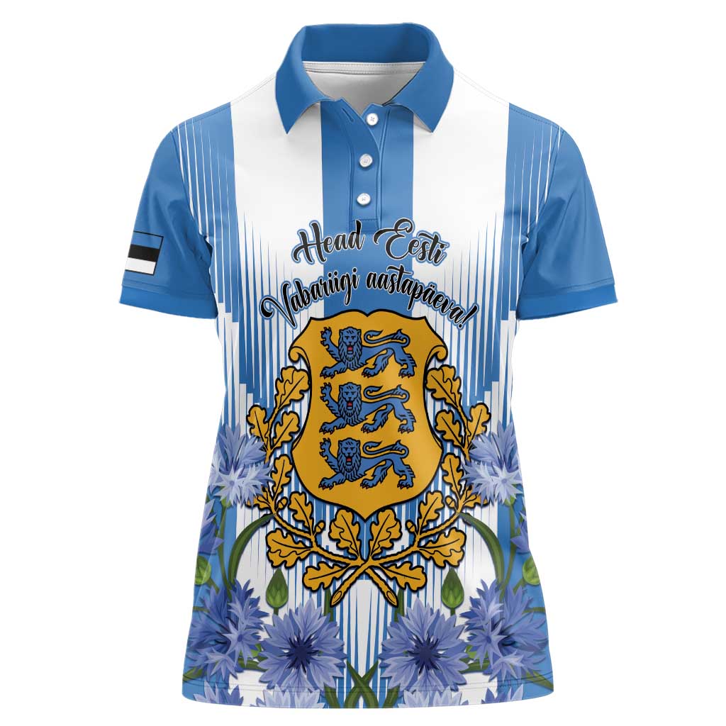 Estonia Independence Day Women Polo Shirt Head Eesti Vabariigi Aastapaeva! - Wonder Print Shop