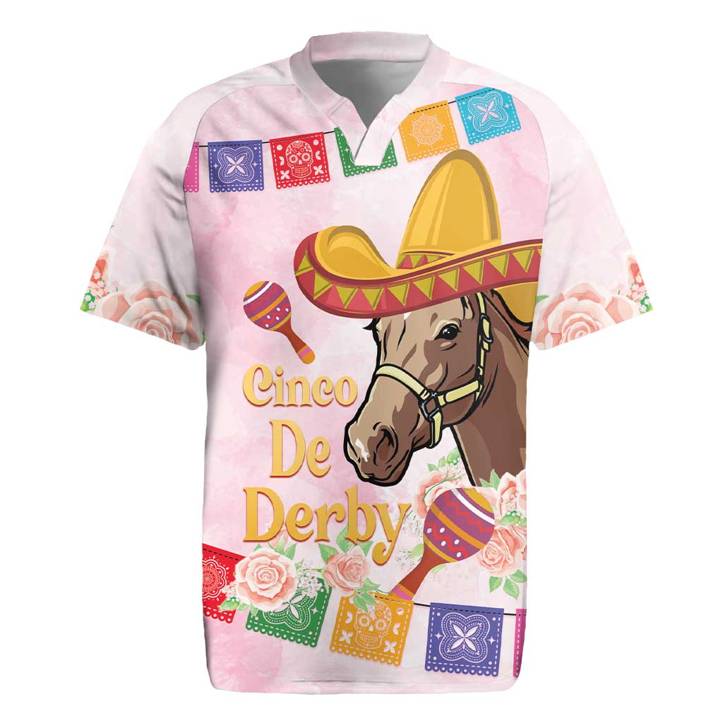 Cinco De Derby Rugby Jersey 2025 Sombrero Horse Racing - Wonder Print Shop