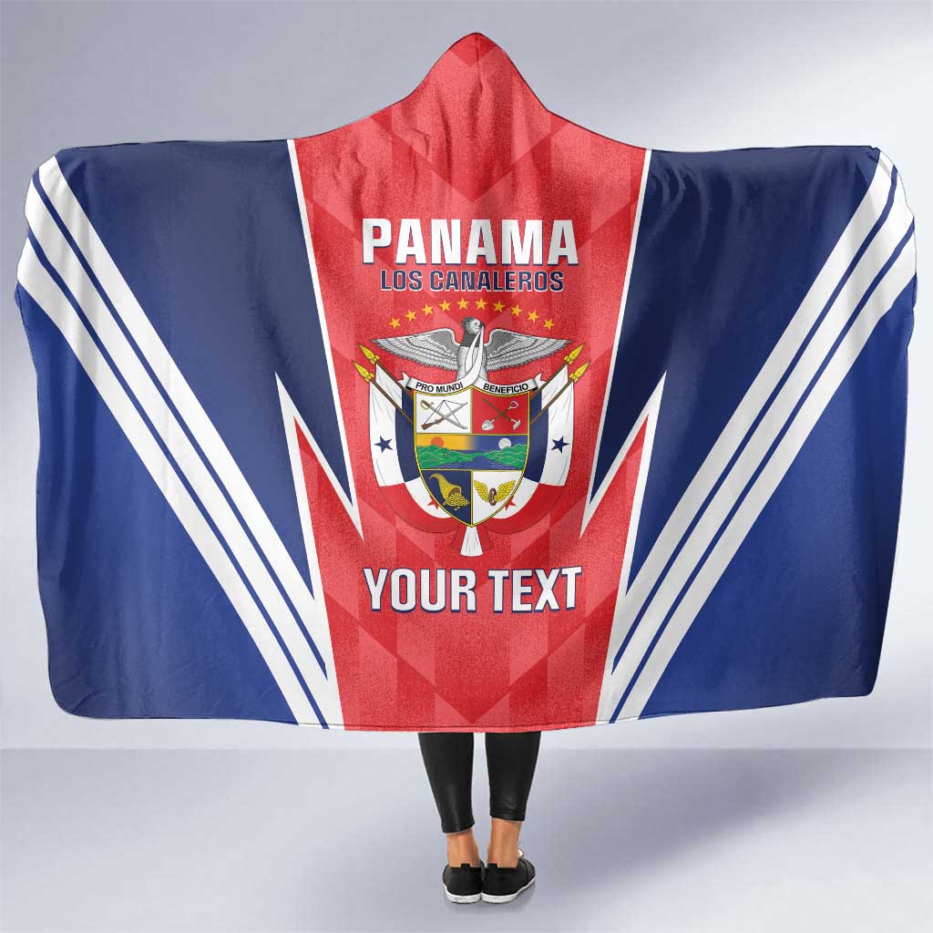 Custom Panama Football Hooded Blanket 2025 Vamos Los Canaleros