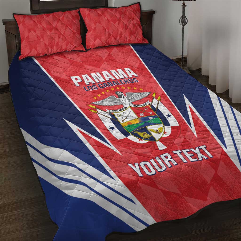 Custom Panama Football Quilt Bed Set 2025 Vamos Los Canaleros