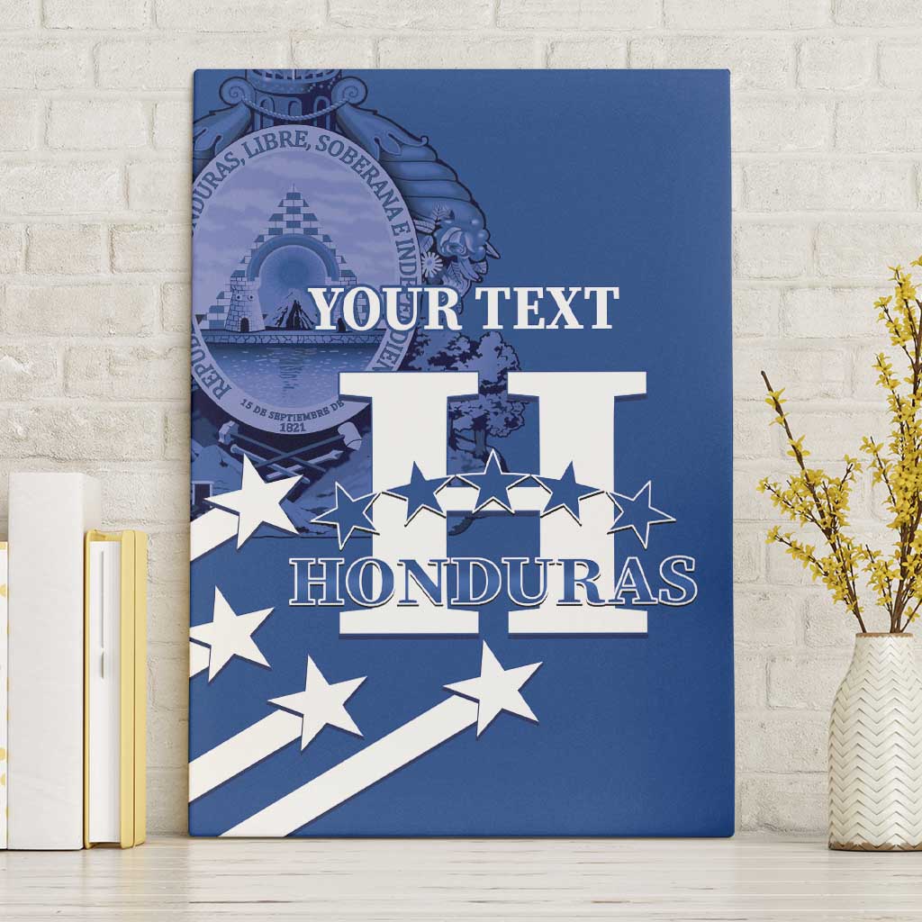 Custom Honduras Football Canvas Wall Art 2025 Vamos Los Catrachos